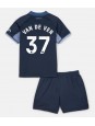 Tottenham Hotspur Micky van de Ven #37 Venkovní dres pro děti 2023-24 Krátký Rukáv (+ trenýrky)